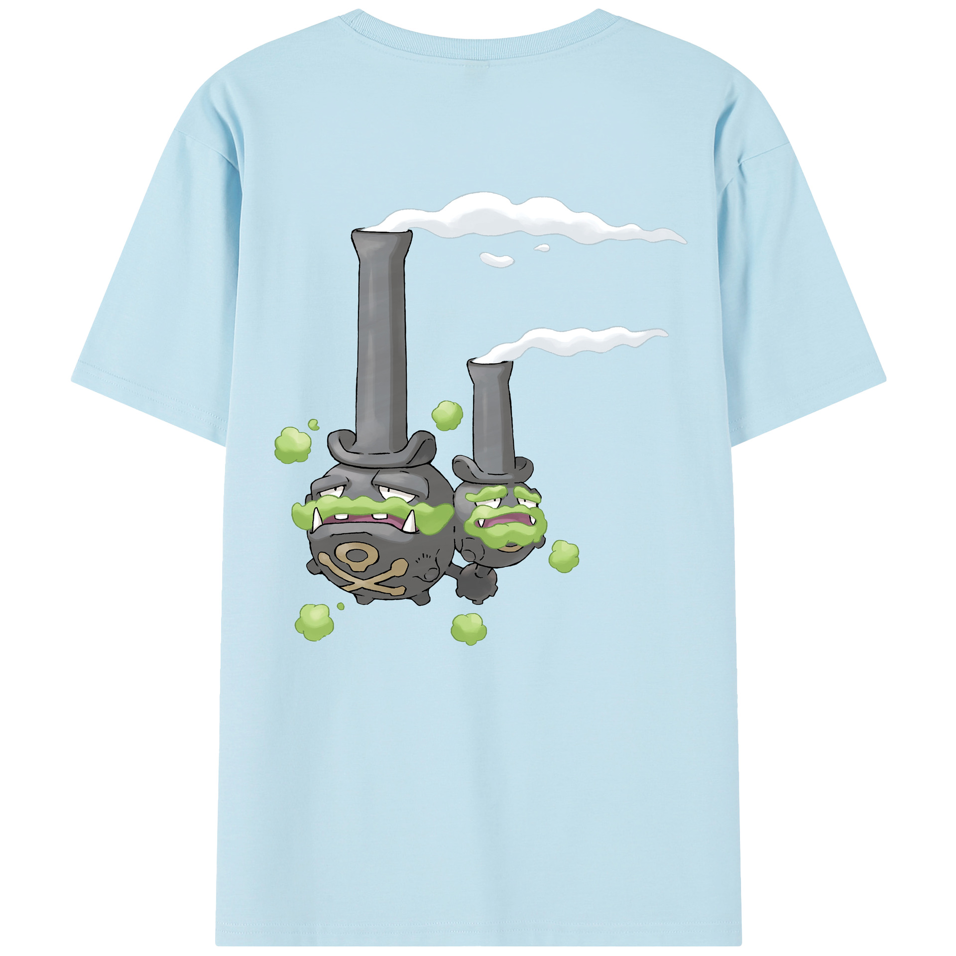 （画像用） ポケットモンスター Pokémon 綿100％半袖Tシャツ（背面プリント）